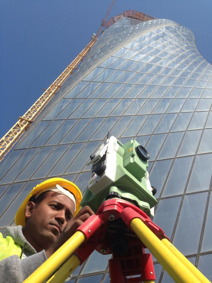 Mirai Architecture & Engineering-Land Surveying Department-survey of the iconic TWISTING TOWER of Bahrain